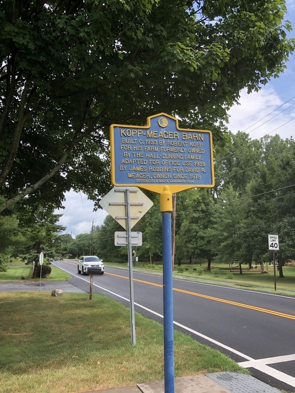 Kopp-Meager Barn Marker. Click for full size. Kopp-Meager Barn Marker image. Click for full size.