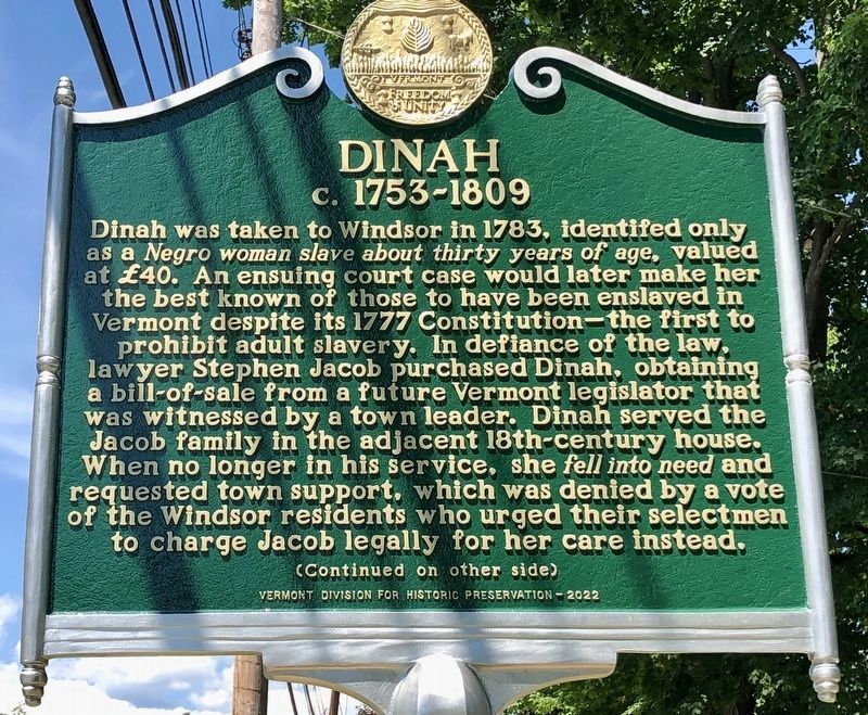 Dinah Marker (side 1). Click for full size. Dinah Marker (side 1) image. Click for full size.