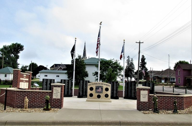 New Vienna Veterans Memorial. Click for full size. New Vienna Veterans Memorial image. Click for full size.