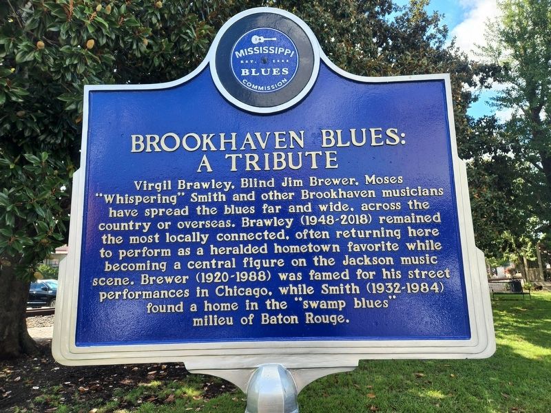 Brookhaven Blues: A Tribute Marker image. Click for full size.