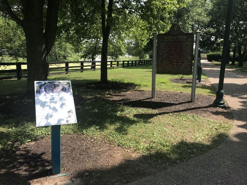 Man o' War/Isaac Burns Murphy Memorial Marker image. Click for full size.