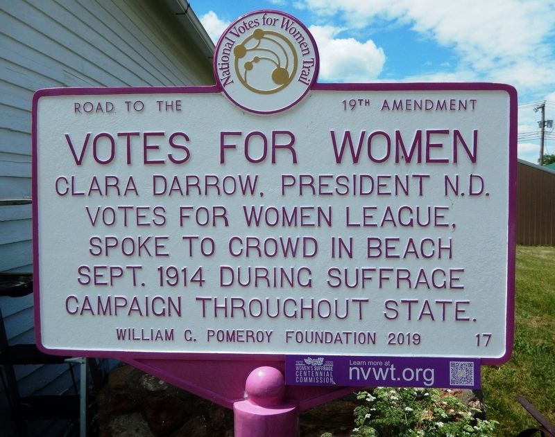 Votes for Women Marker. Click for full size. Votes for Women Marker image. Click for full size.