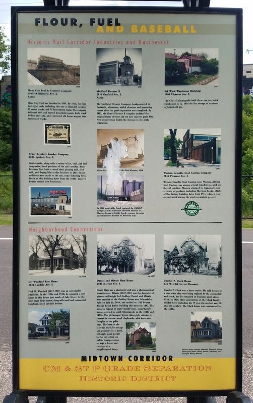 Flour, Fuel and Baseball Marker image. Click for full size.