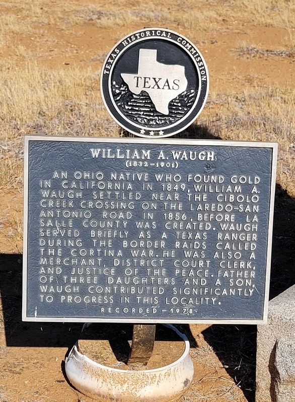 William A. Waugh Marker. Click for full size. William A. Waugh Marker image. Click for full size.