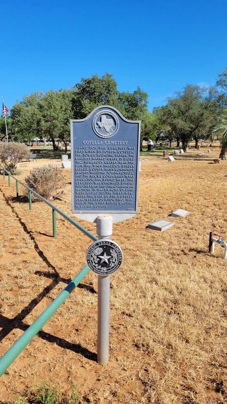 Cotulla Cemetery Marker image. Click for full size.