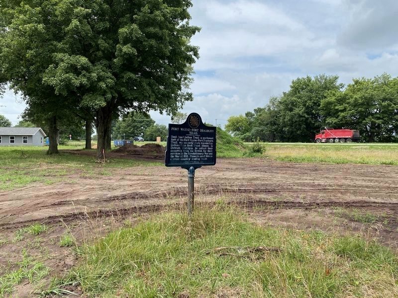 Construction west of the marker and proximity to US-20. Click for full size. Construction west of the marker and proximity to US-20 image. Click for full size.