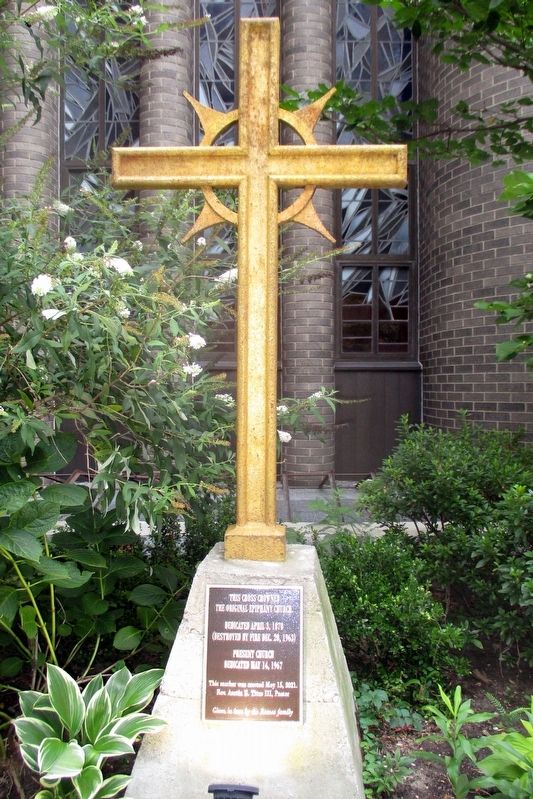 The Original Epiphany Church Cross Marker image. Click for full size.