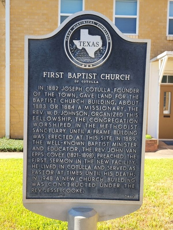 First Baptist Church Marker. Click for full size. First Baptist Church Marker image. Click for full size.