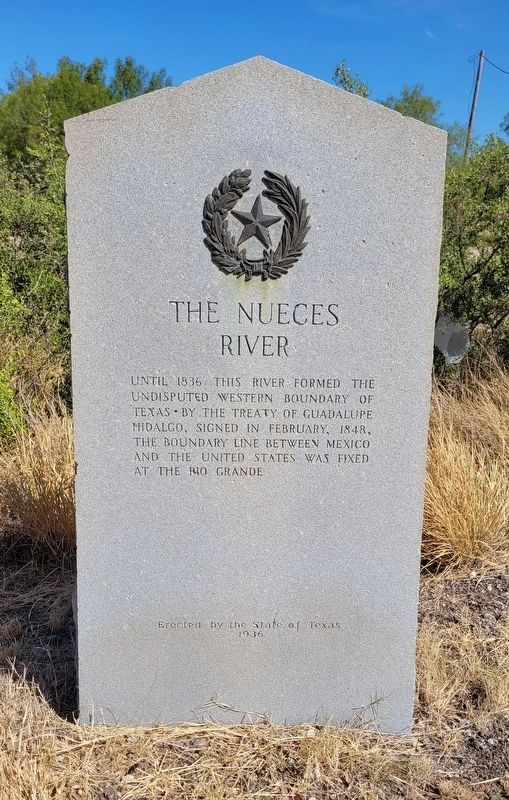 The Nueces River Marker image. Click for full size.