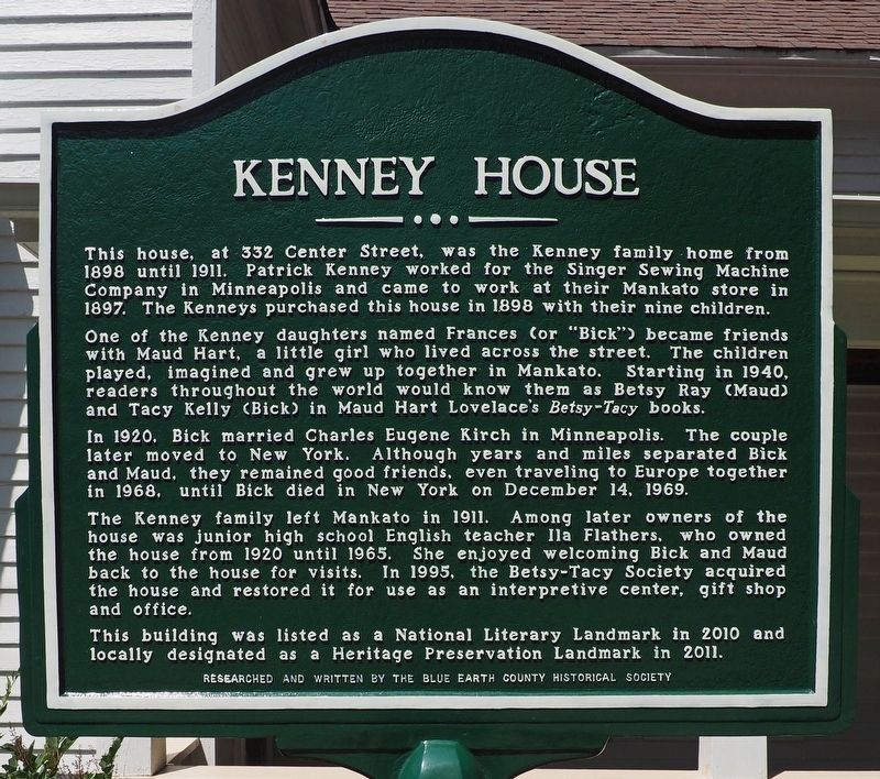 Kenney House Marker image. Click for full size.