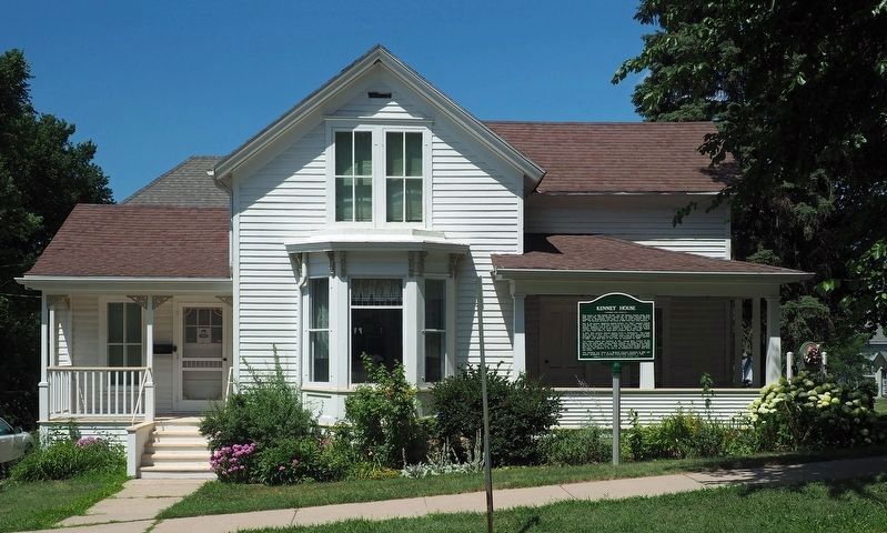 Kenney House and Marker. Click for full size. Kenney House and Marker image. Click for full size.