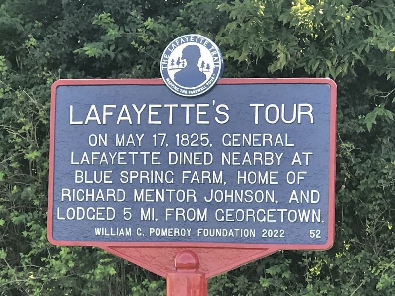 LaFayette's Tour Marker image. Click for full size.