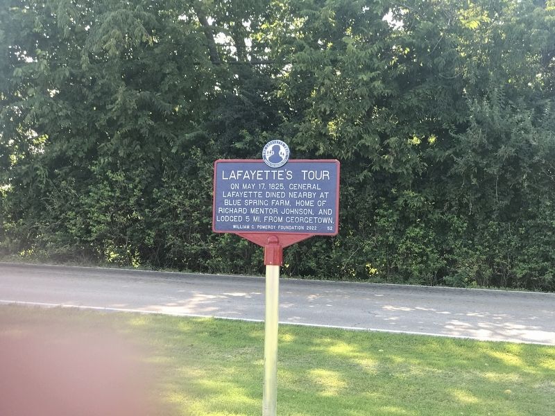 LaFayette's Tour Marker image. Click for full size.