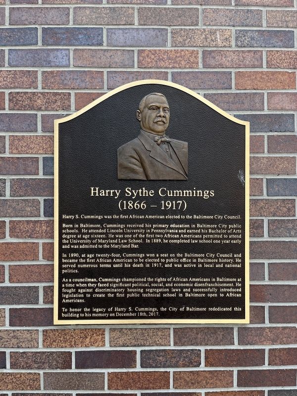 Harry Sythe Cummings Marker image. Click for full size.