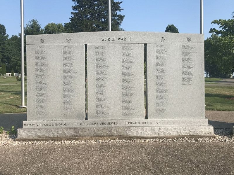 World War II Marker image. Click for full size.