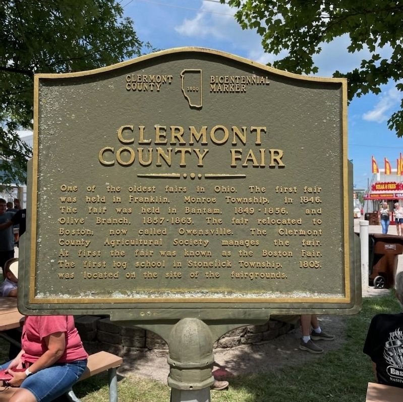 Clermont County Fair Marker image. Click for full size.