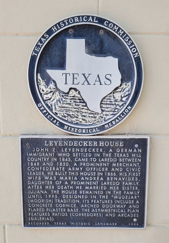 Leyendecker House Marker image. Click for full size.