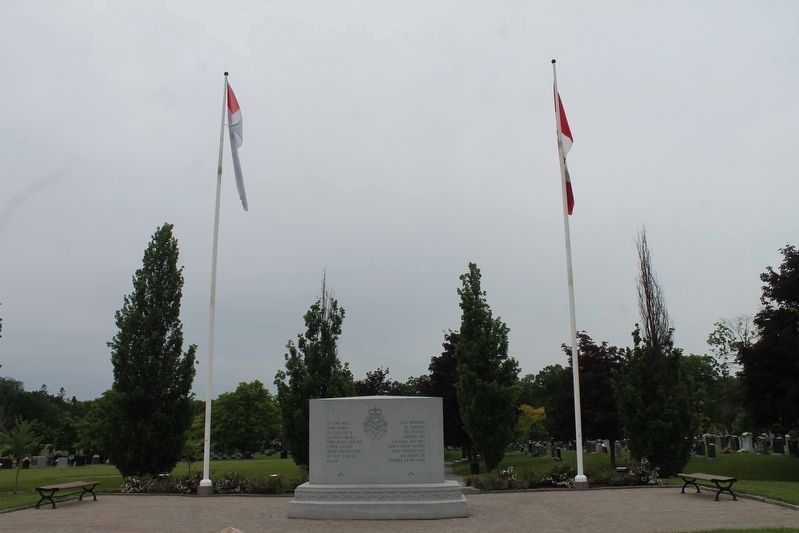 Canada's National Military Cemetery Marker. Click for full size. Canada's National Military Cemetery Marker image. Click for full size.