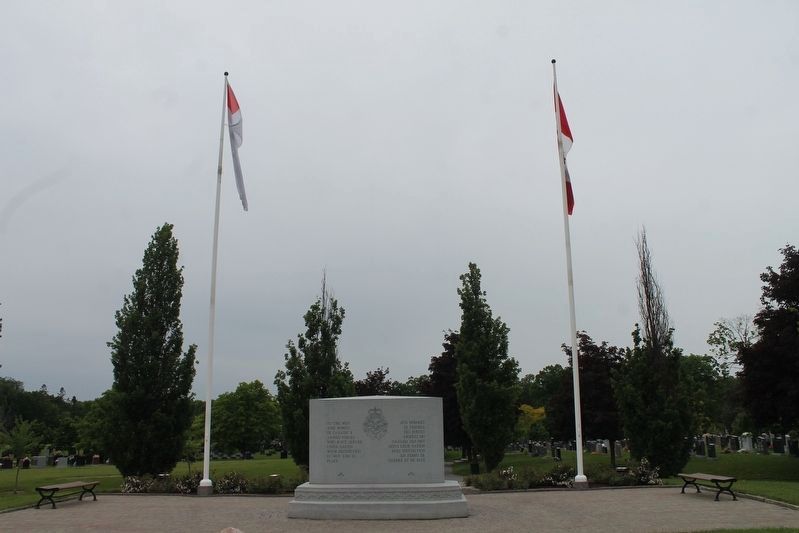 Canada's National Military Cemetery Marker image. Click for full size.