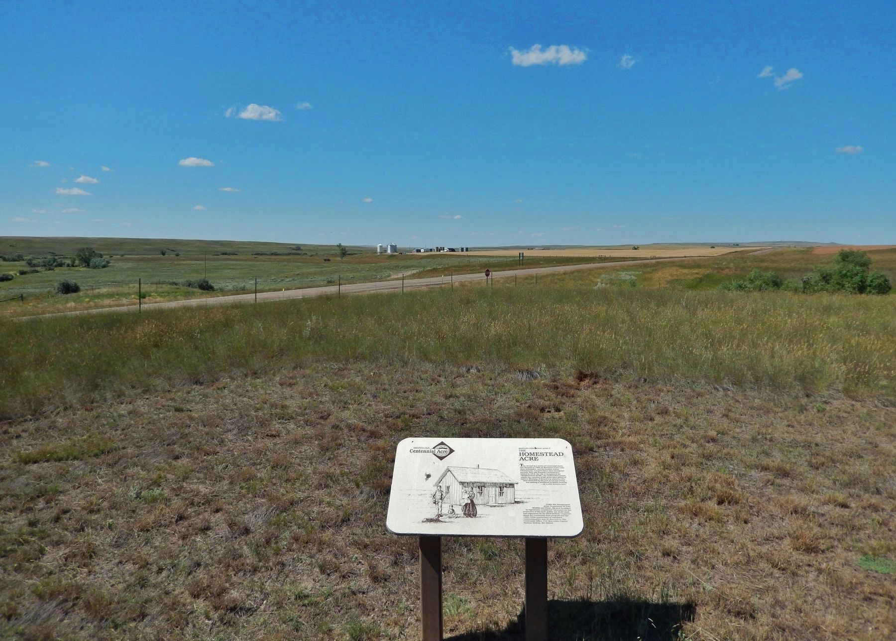 The Homestead Acre Marker image. Click for full size.