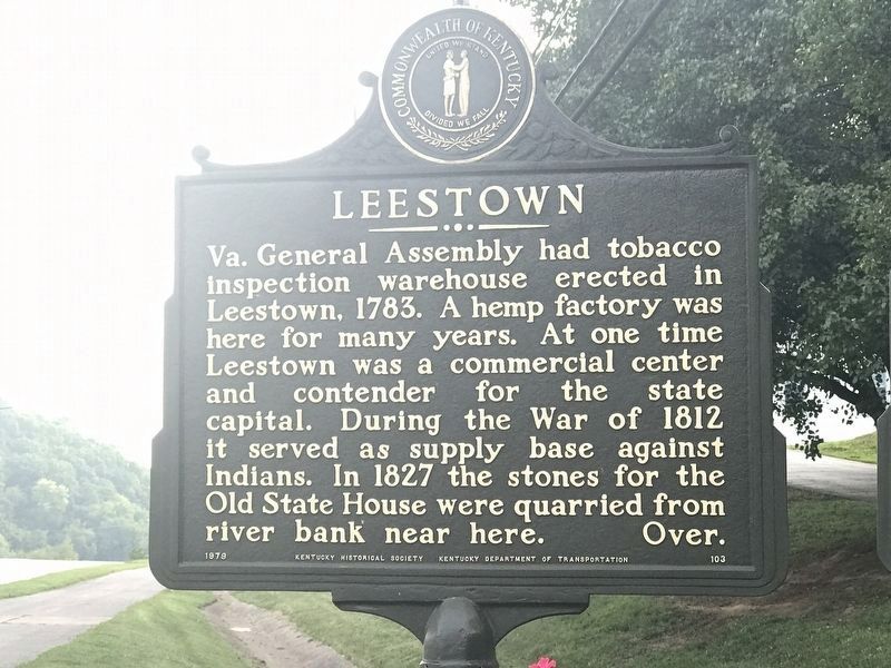 Leestown Marker Reverse. Click for full size. Leestown Marker Reverse image. Click for full size.