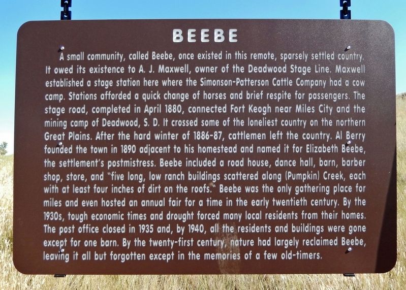 Beebe Marker image. Click for full size.