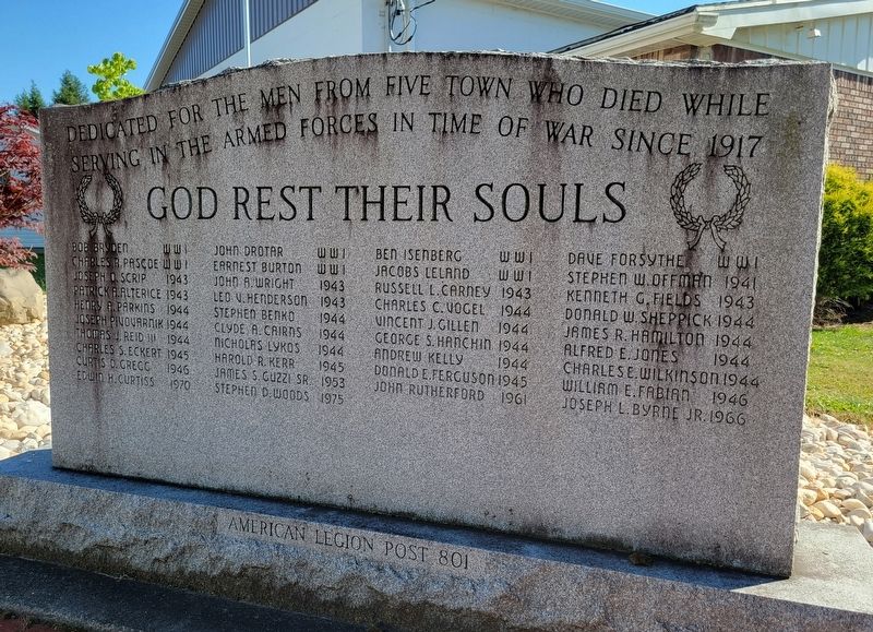 God Rest Their Souls Marker image. Click for full size.