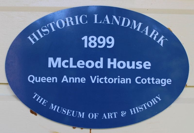 McLeod House Marker image. Click for full size.