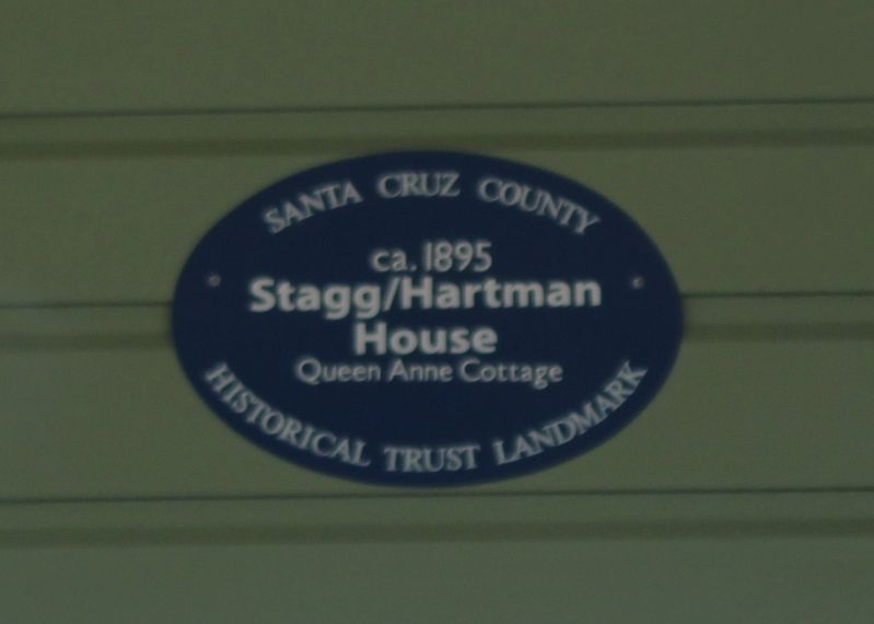 Stagg/Hartman House Marker. Click for full size. Stagg/Hartman House Marker image. Click for full size.