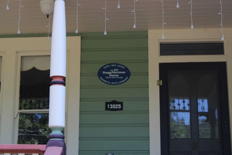 Stagg/Hartman House Marker. Click for full size. Stagg/Hartman House Marker image. Click for full size.