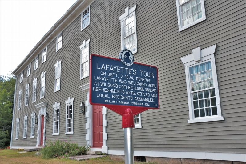 Lafayette’s Tour Marker. Click for full size. Lafayette’s Tour Marker image. Click for full size.