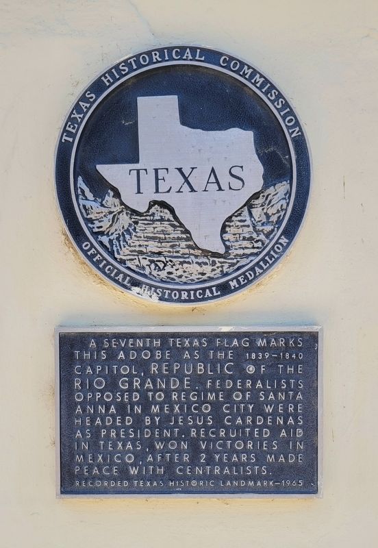 Capitol, Republic of the Rio Grande Marker image. Click for full size.