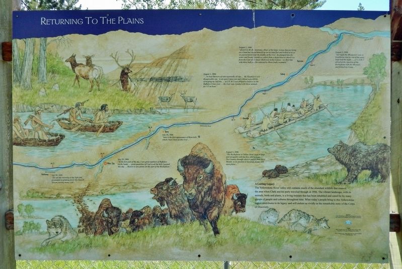 Returning To The Plains Marker. Click for full size. Returning To The Plains Marker image. Click for full size.
