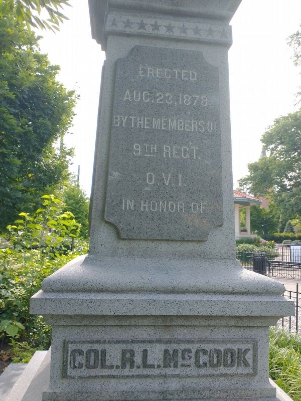 Col. R. L. McCook Marker image. Click for full size.