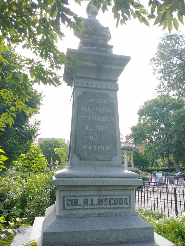 Col. R. L. McCook Marker image. Click for full size.
