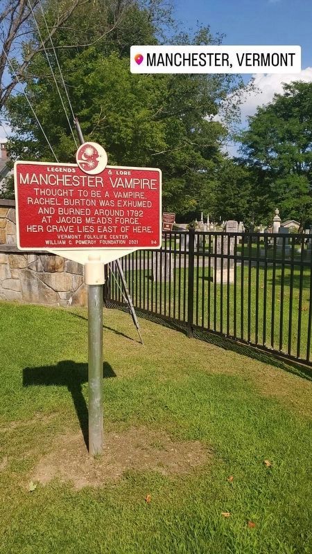 Manchester Vampire Marker. Click for full size. Manchester Vampire Marker image. Click for full size.