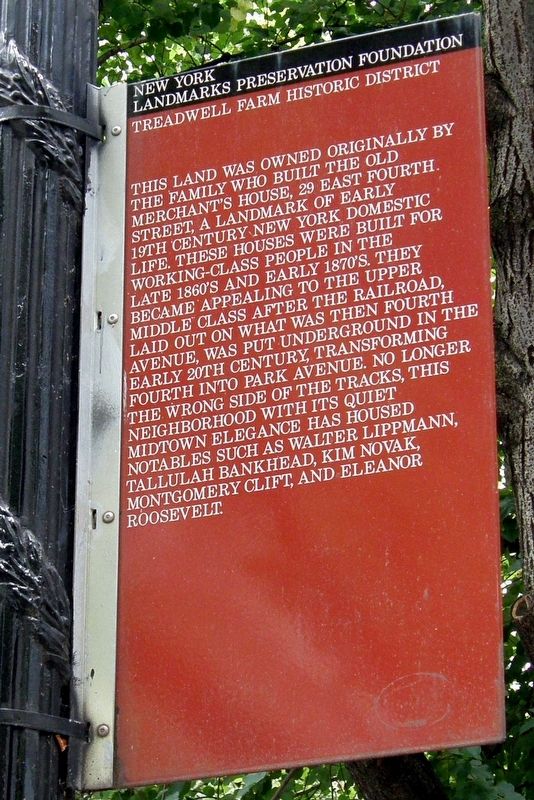 Treadwell Farm Historic District Marker. Click for full size. Treadwell Farm Historic District Marker image. Click for full size.