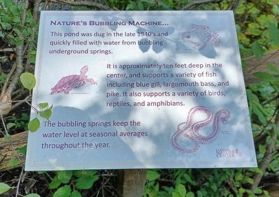 Nature's Bubbling Machine... Marker. Click for full size. Nature's Bubbling Machine... Marker image. Click for full size.