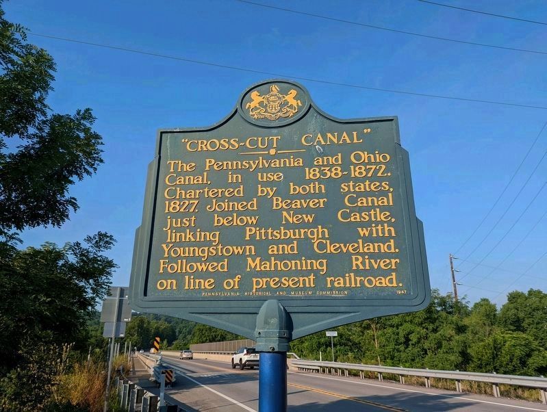 Cross-Cut Canal Marker image. Click for full size.