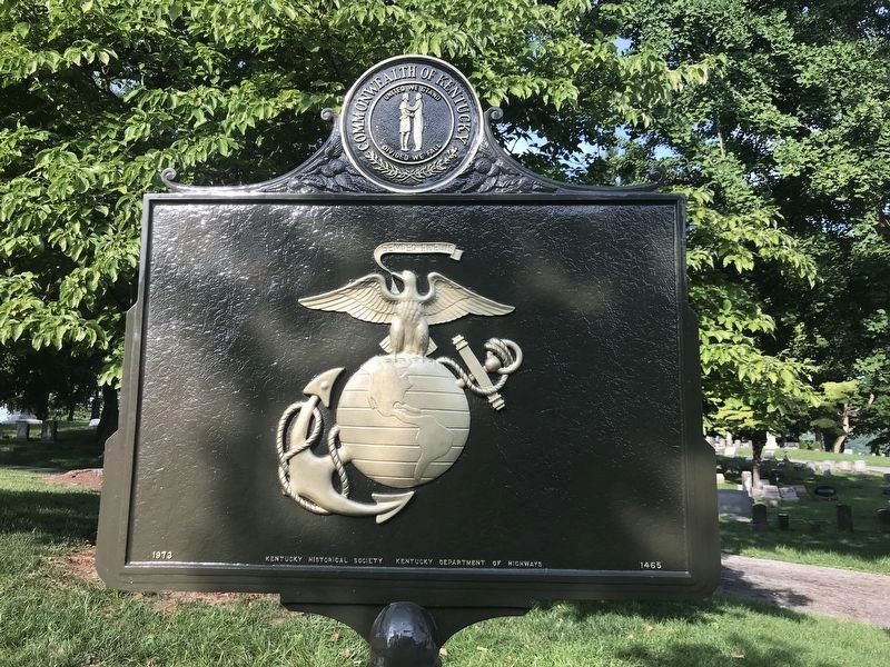 Lt. Presley N. O'Bannon, USMC Marker (refurbished in 2021).. Click for full size. Lt. Presley N. O'Bannon, USMC Marker (refurbished in 2021). image. Click for full size.