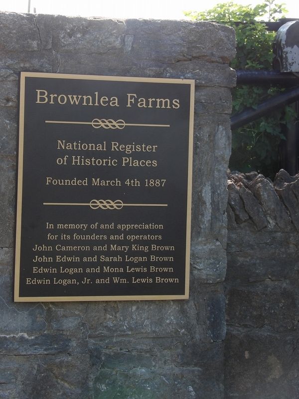 Brownlea Farms Marker image. Click for full size.