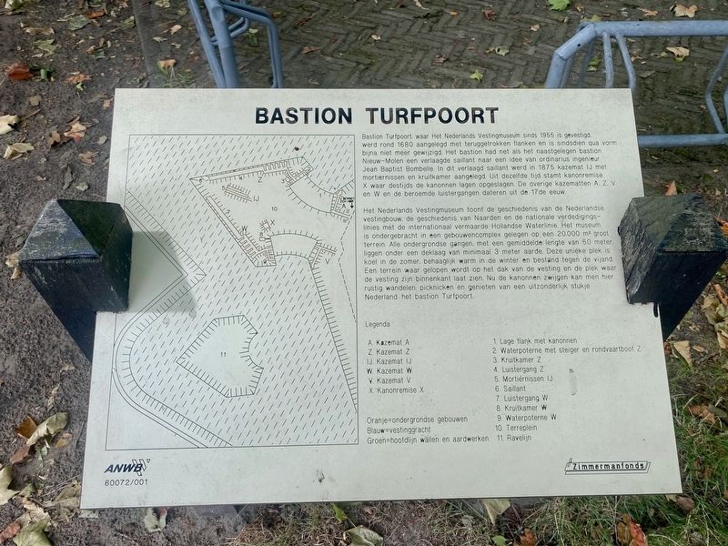 Bastion Turfpoort Marker. Click for full size. Bastion Turfpoort Marker image. Click for full size.