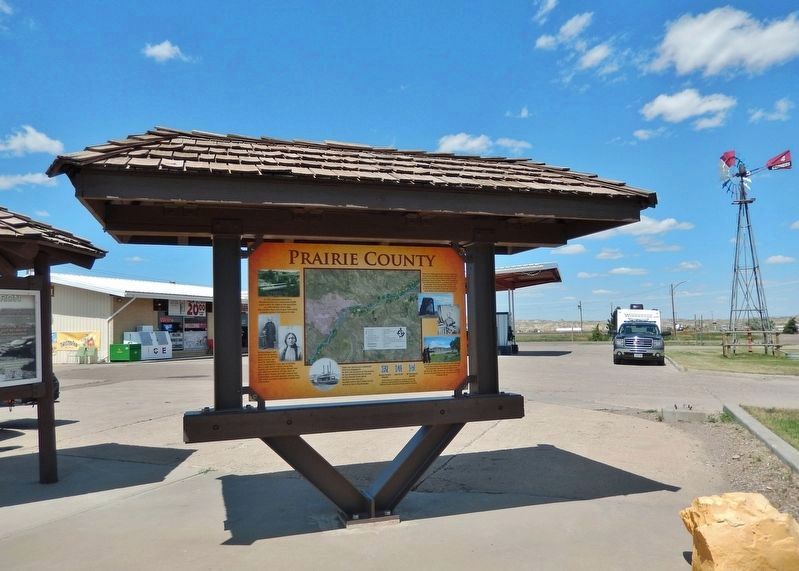 Prairie County Marker Kiosk. Click for full size. Prairie County Marker Kiosk image. Click for full size.