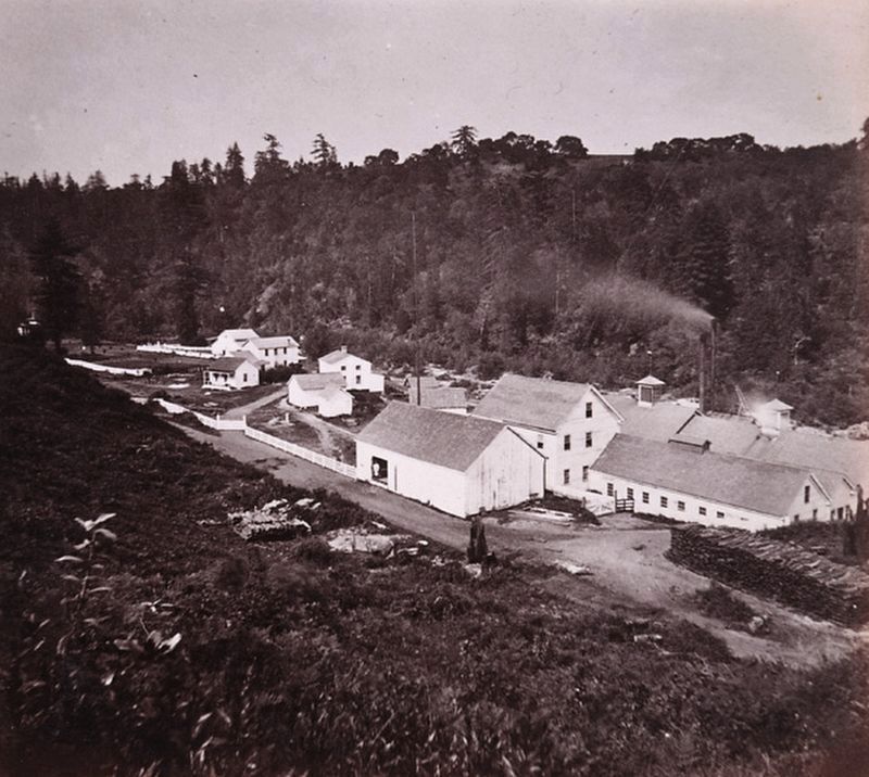 San Lorenzo Paper Mill c.1866 image. Click for more information.