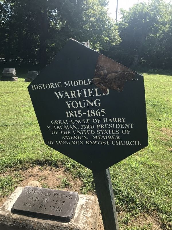 Warfield Young Marker image. Click for full size.