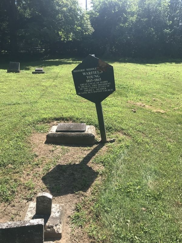 Warfield Young Marker image. Click for full size.