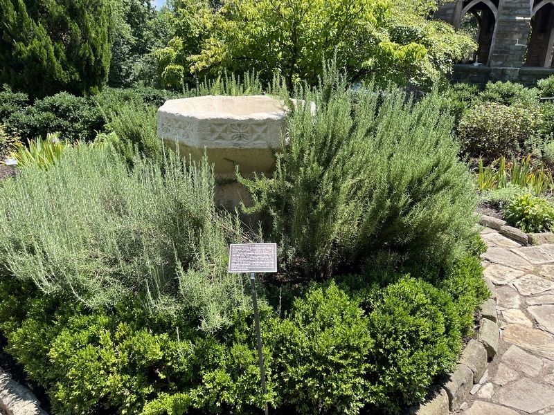 Bishop's Garden Marker. Click for full size. Bishop's Garden Marker image. Click for full size.