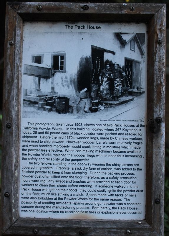 The Pack House Marker. Click for full size. The Pack House Marker image. Click for full size.