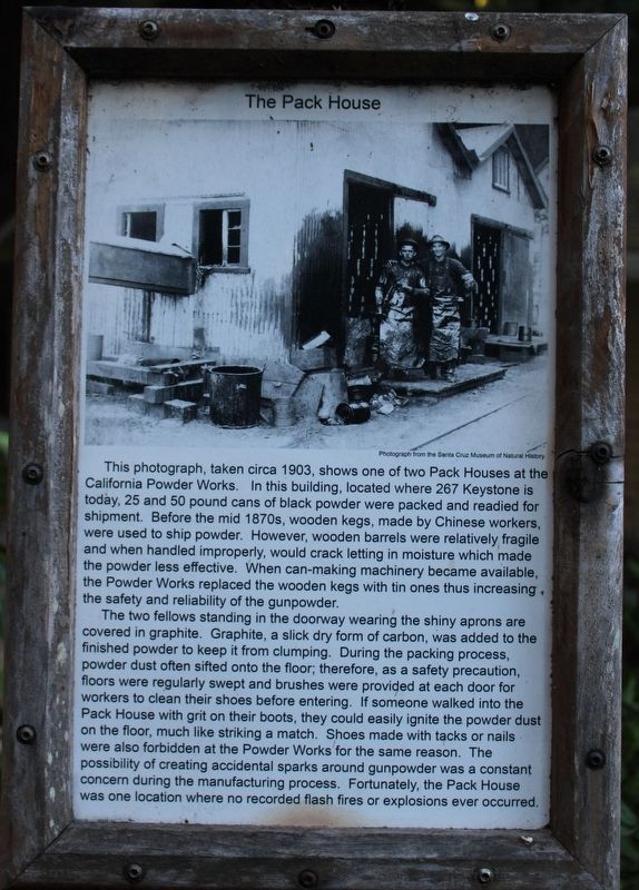 The Pack House Marker image. Click for full size.