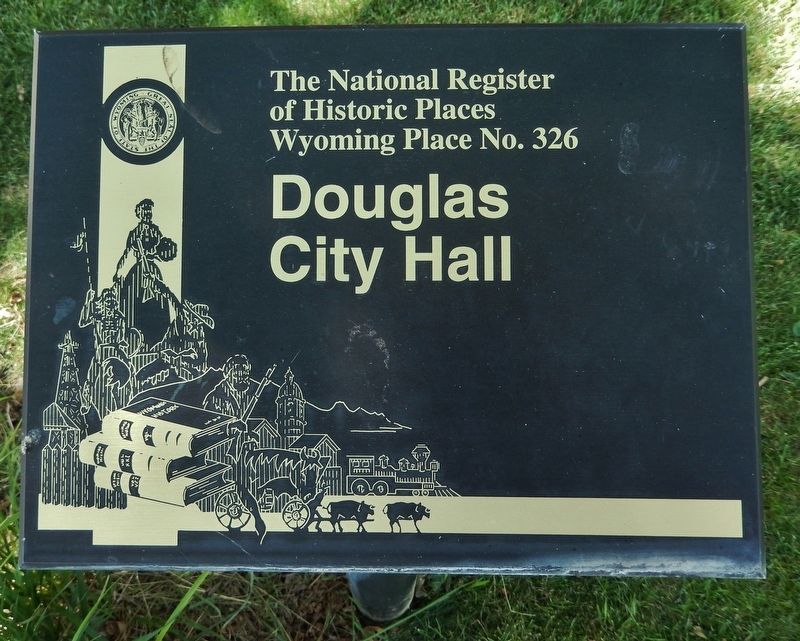Douglas City Hall Marker image. Click for full size.